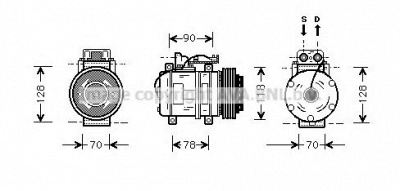 AVA QUALITY COOLING msk275 -  Компрессор, кондиционер